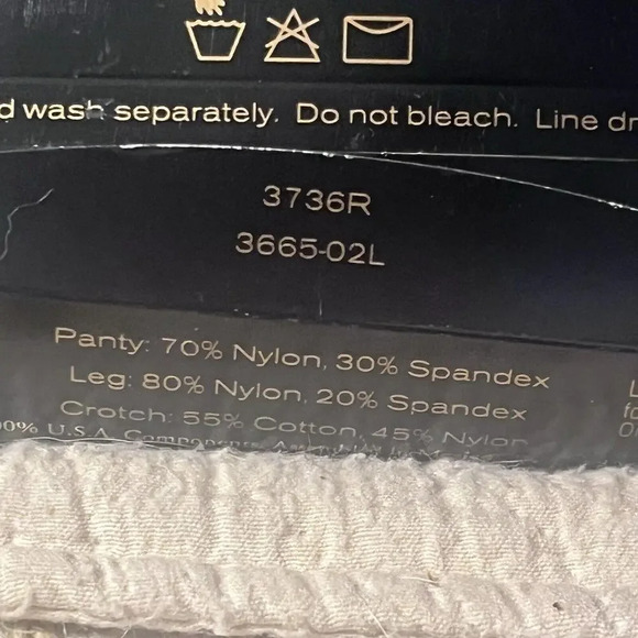 Victoria Secret Sensual Shapers Tummy Hip &Thigh Contro Pure White Medium Silky - Picture 5 of 9